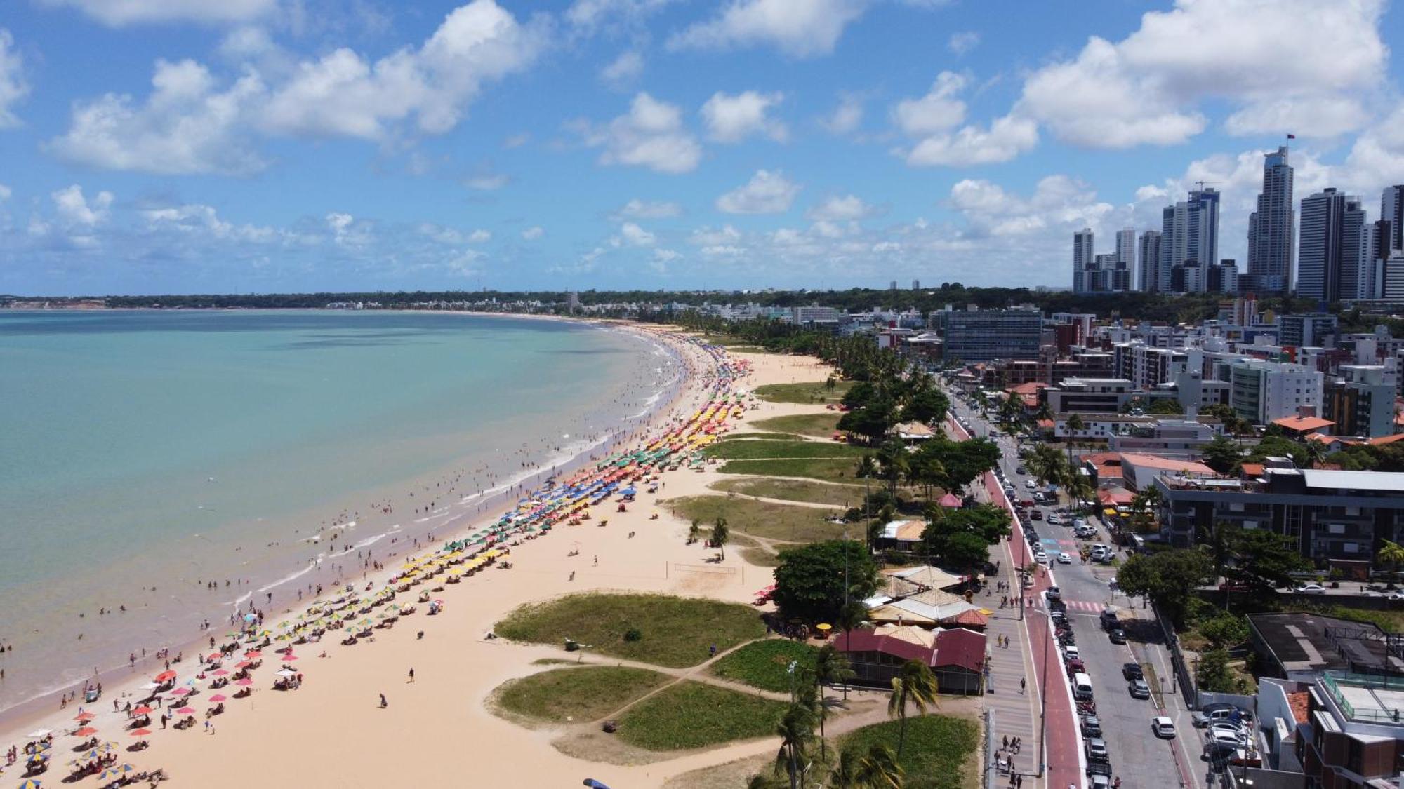 شقة Flat A Beira Mar Na Orla De Cabo Branco João Pessoa المظهر الخارجي الصورة
