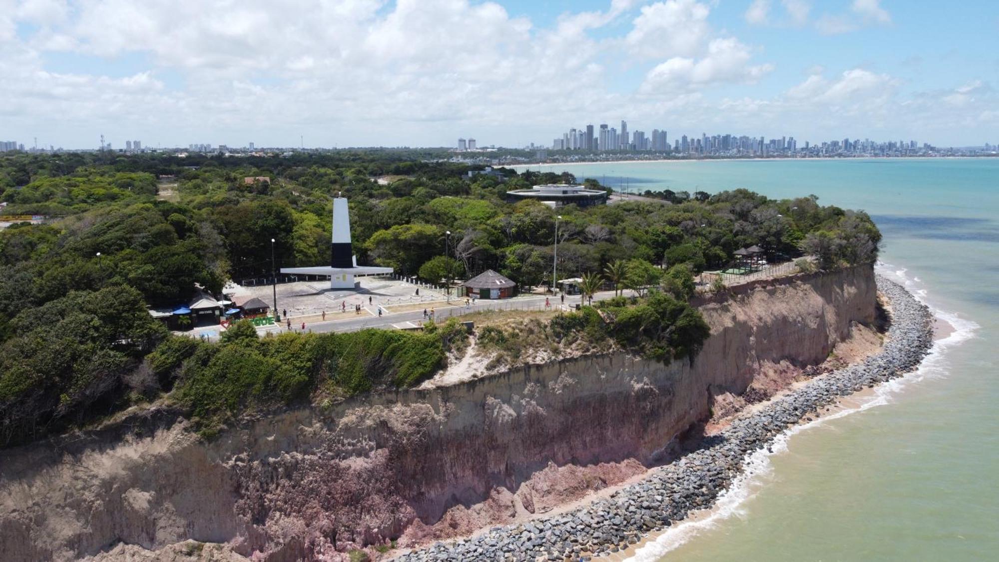 شقة Flat A Beira Mar Na Orla De Cabo Branco João Pessoa المظهر الخارجي الصورة