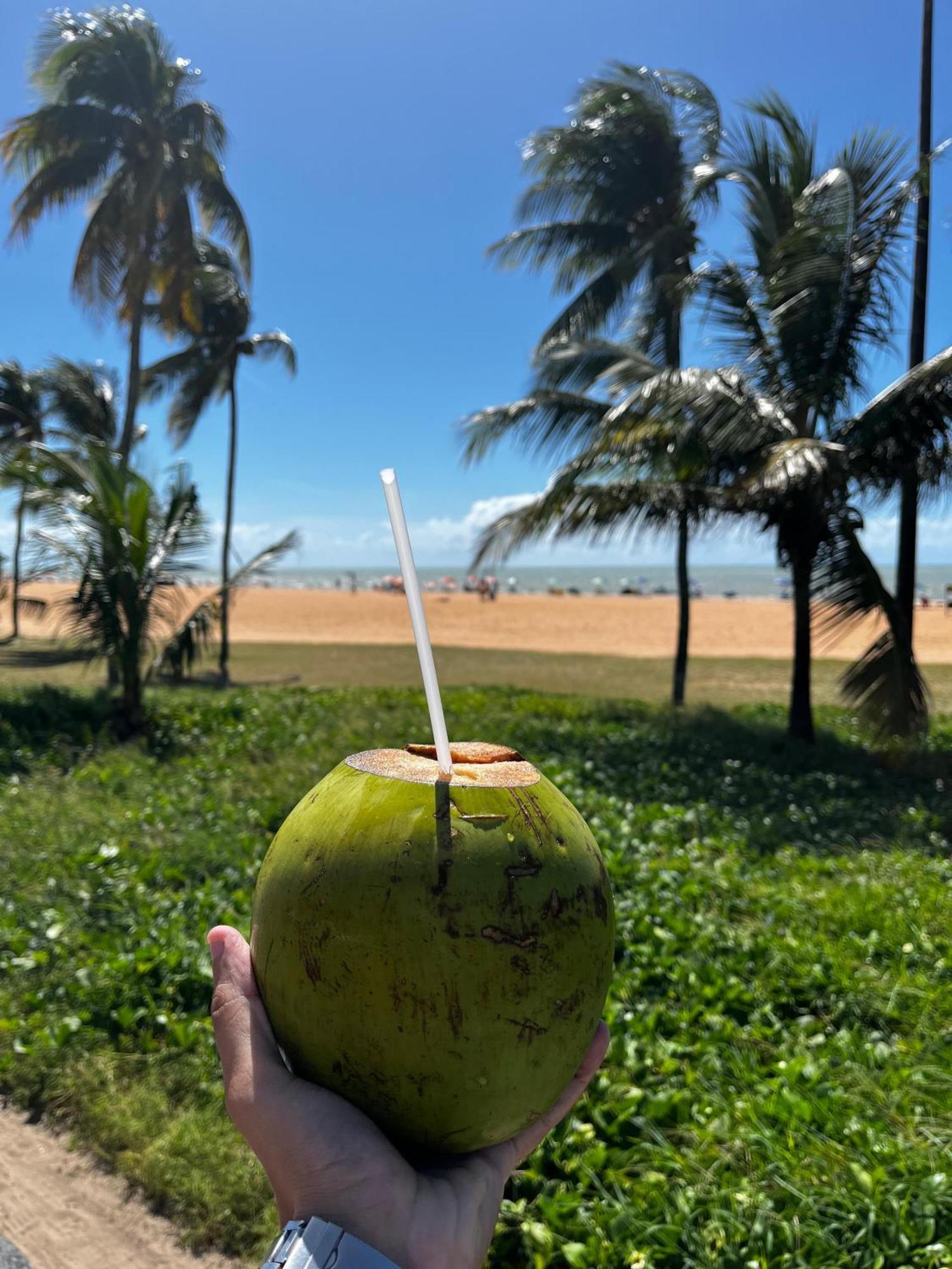 شقة Flat A Beira Mar Na Orla De Cabo Branco João Pessoa المظهر الخارجي الصورة