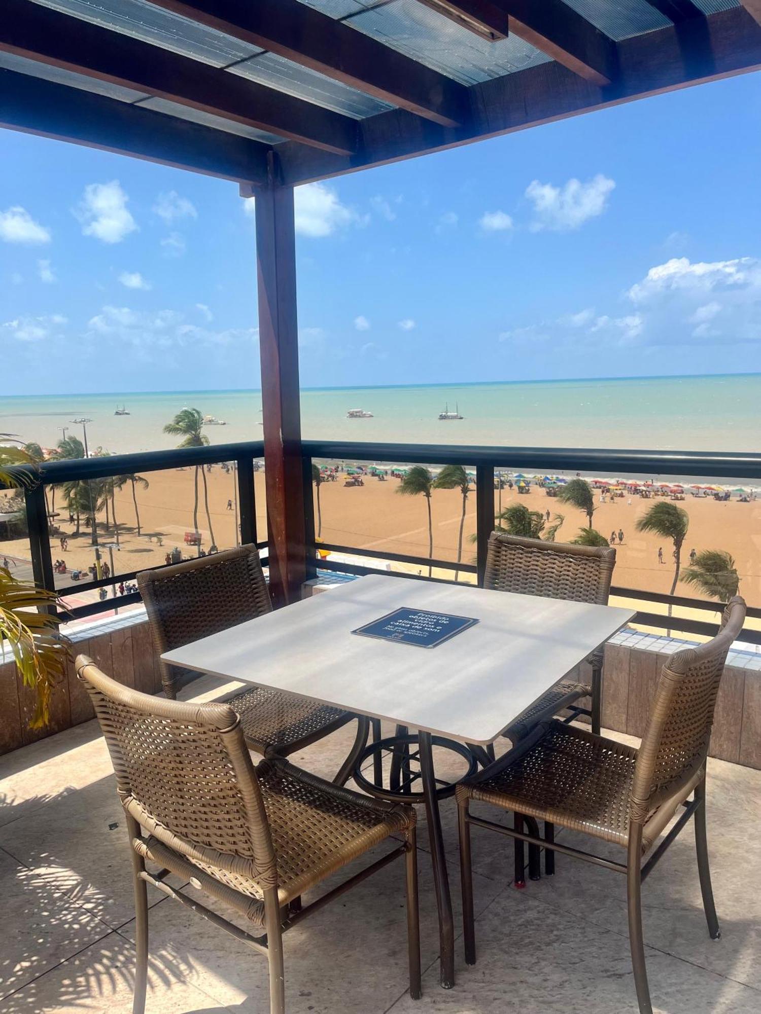 شقة Flat A Beira Mar Na Orla De Cabo Branco João Pessoa المظهر الخارجي الصورة